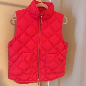 Hot Coral/Pink Puffer Vest
